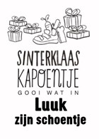 sinterklaas kaart sinterklaas kapoentje gooi wat in mijn schoentje